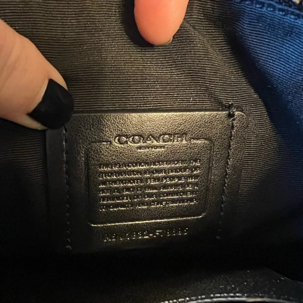 Coach Black Leather Wristlet - Picture 8 of 13
